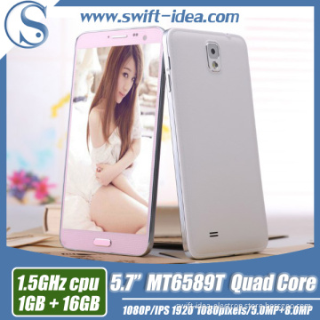 5.7 Inch 1GB+16GB Android Note 3 Phone with Mtk6589t Quad Core 1920*1080 (N9000)